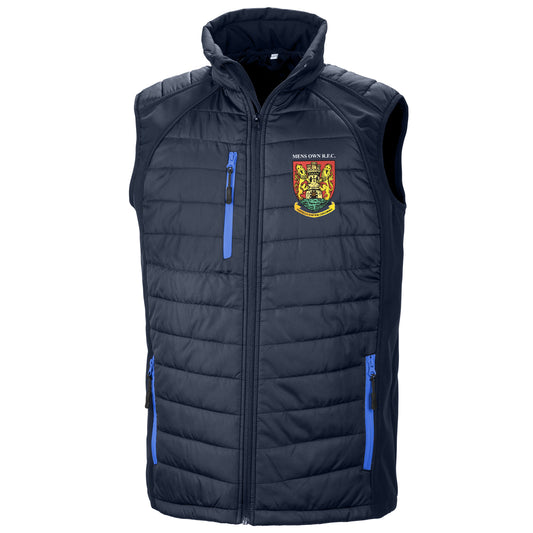 Northampton Mens Own padded softshell gilet (R238X)